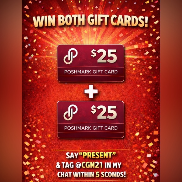Giveaway #1 $25 Poshmark Card - Picture 2 of 3